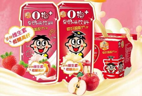 <b>不知道喝点啥？来瓶旺旺O泡+果奶味饮料吧~</b>