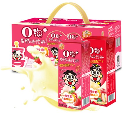不知道喝点啥？来瓶旺旺O泡+果奶味饮料吧~